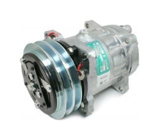 Üniversal Klima Kompresörü Sanden 5H14-6634 – 132 mm · 2V · 24V