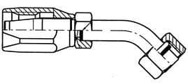 Sökülebilir Rakor Maflow MRB2007 – FEM OR 45º 1-11/16 Size 12, G-20