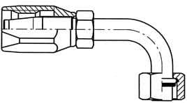 Sökülebilir Rakor Maflow MRB2276 – FEM OR 90° 5/8''-18 UNF x SIZE 06