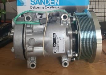 OEM Muadil ضاغط تكييف يونيفرسال – 132 mm · 8PK · 24V